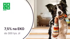 7,5% do 300 tys. zł na Elastycznym Koncie Oszczędnościowym w VeloBanku (dawniej Getin Banku)