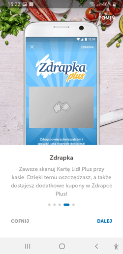 Zdrapka Plus w aplikacji Lidl Plus