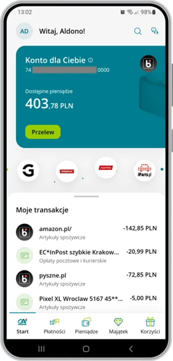 Bankowość mobilna Credit Agricole