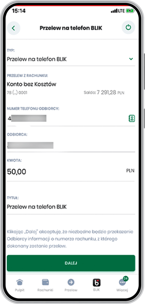 aplikacja mobilna BOŚ Banku