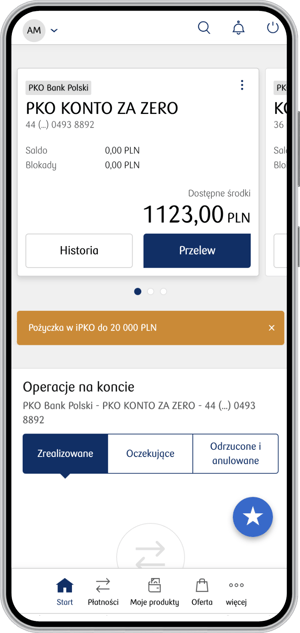 Aplikacja mobilna IKO banku PKO BP