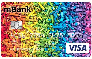 Wzór karty w mBanku Visa Me