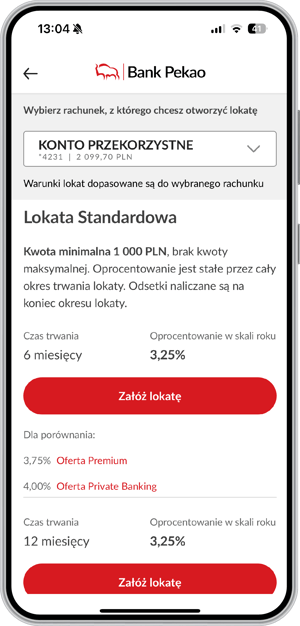 Pekao lokaty