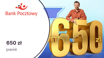 Do 650 zł premii dla nowych posiadaczy Konta w Porządku w Banku Pocztowym