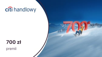 HIT! 700 zł premii za DARMOWE CitiKonto w Citibanku