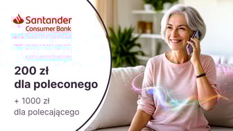 200 zł do Biedronki dla poleconego i nawet 1000 zł dla polecającego produkty kredytowe z oferty Santander Consumer Banku