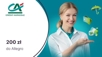 200 zł na Allegro za skorzystanie z karty kredytowej maXima w Credit Agricole