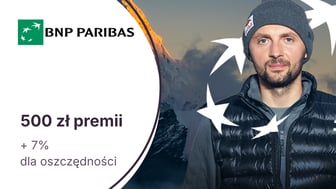 500 zł moneyback i 7% dla oszczędności w BNP Paribas
