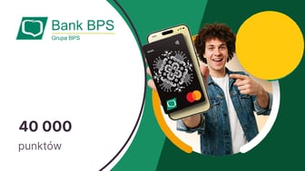 40 000 punktów (500 zł) w Bezcennych Chwilach dla posiadaczy kart płatniczych Mastercard Banku BPS