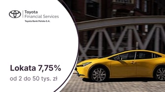 7,75% do 50 tys. zł na Moto Lokacie Plus w Toyota Banku