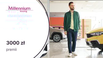 3000 zł na karcie przedpłaconej za skorzystanie z leasingu w Millennium Leasing