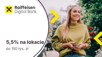 5,5% na Lokacie Dla Ciebie w Raiffeisen Digital Banku