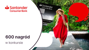 600 nagród w konkursie dla posiadaczy karty kredytowej Visa Santander Consumer Banku