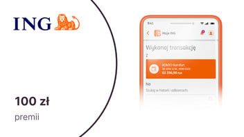 100 zł premii za aktywowanie aplikacji mobilnej Moje ING w ING Banku Śląskim. Tylko dla zaproszonych