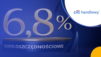 Konto Oszczędnościowe Citigold na 6,8% z Lokatą Powitalną od Citi Handlowego