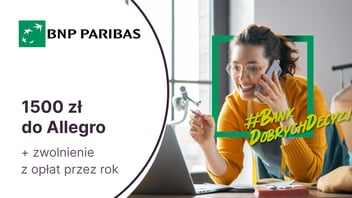 1500 zł do Allegro + zwolnienie z opłat przez rok za Konto Otwarte na Biznes w BNP Paribas