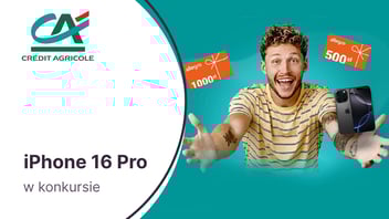 iPhone 16 Pro i e-kody do Allegro do wygrania w konkursie dla klientów Credit Agricole