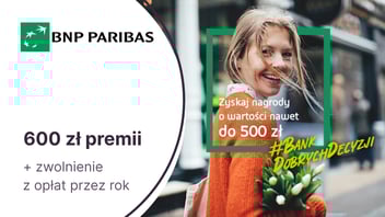600 zł za kartę kredytową BNP Paribas: 300 zł do Allegro + 24 000 punktów (300 zł) w Bezcennych Chwilach