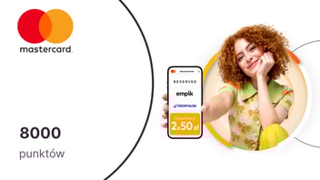 8000 punktów (100 zł) dla nowych uczestników programu Bezcenne Chwile od Mastercard