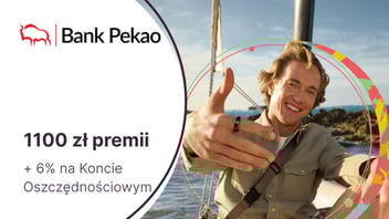 700 zł premii + obrączka płatnicza za Konto Przekorzystne w Banku Pekao + Konto Oszczędnościowe na 6%