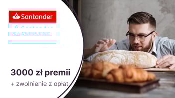 Do 3000 zł premii w promocji Konta Firmowego Online dla JDG w Santanderze