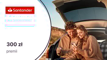 Nawet 300 zł premii za ubezpieczenie samochodu z Santander Bank Polska