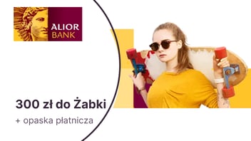 300 zł na zakupy w Żabce + opaska płatnicza z Kontem dla Młodych w Alior Banku