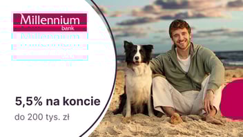 5,5% do 200 tys. zł na Koncie Oszczędnościowym Profit w Banku Millennium
