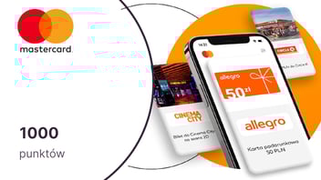 1000 punktów (12,50 zł) dla uczestników programu Bezcenne Chwile od Mastercard
