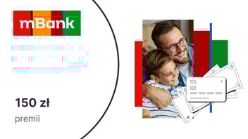 150 zł za otwarcie dziecku poniżej 13 lat eKonta Junior w mBanku