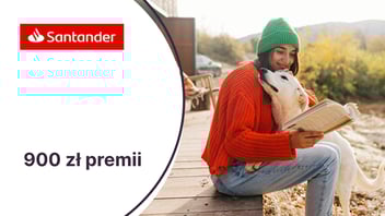Do 900 zł premii z kartą kredytową Visa Bonus Santander Bank Polska