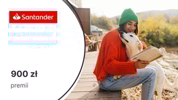 Do 900 zł premii z kartą kredytową Visa Bonus Santander Bank Polska