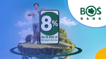 Konto Oszczędnościowe Cyfrowy Zysk w BOŚ Banku: 8% do 15 tys. zł