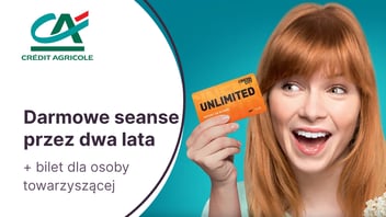 Nawet rok kina gratis + darmowy bilet dla osoby towarzyszącej z kontem osobistym w Credit Agricole