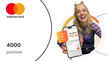 4000 punktów (50 zł) w Bezcennych Chwilach dla posiadaczy kart płatniczych Mastercard