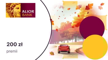 200 zł premii za ubezpieczenie samochodu z Alior Bankiem