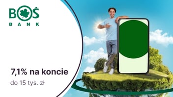 7,1% na Koncie Oszczędnościowym Cyfrowy Zysk w BOŚ Banku