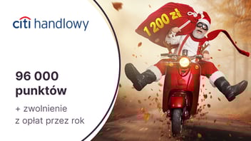 96 000 punktów (1200 zł) Bezcenne Chwile z kartą kredytową Citi Simplicity w Citibanku. 300 zł jeszcze przed mikołajkami