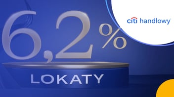 Lokata Powitalna Citigold w Citi Handlowym na 6,2% do 200 tys. zł