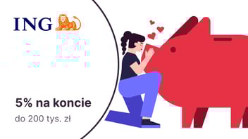 5% na Otwartym Koncie Oszczędnościowym dla nowych klientów ING Banku Śląskiego