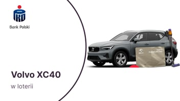 Volvo XC40 (wartość 154 356 zł) i inne nagrody w loterii dla korzystających z ubezpieczenia PKO Moto w PKO BP