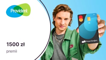 Nawet 1500 zł premii z kartą kredytową ProviSm@rt od Providenta