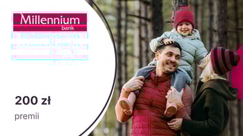 Do 200 zł na eKarcie goodie za Konto 360° Junior w Banku Millennium