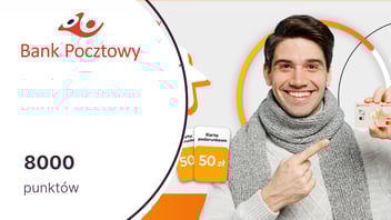 8000 punktów (100 zł) w Bezcennych Chwilach dla klientów Banku Pocztowego