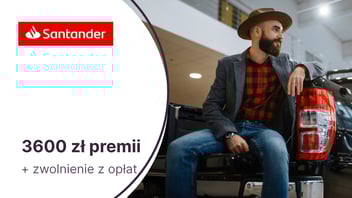 Do 3600 zł premii w promocji Konta Firmowego Online dla JDG w Santanderze