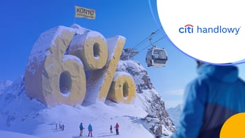 Konto Oszczędnościowe na 6% do 100 000 zł w Citi Handlowym