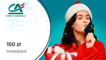 Do 150 zł moneyback z kartą kredytową Credit Agricole. Tylko dla zaproszonych