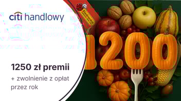 600 zł do Biedronki + 52 000 punktów (650 zł) w Bezcennych Chwilach + roczne zwolnienie z opłat za kartę kredytową Citi Simplicity Citibanku