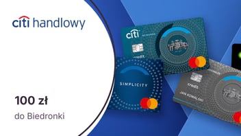 100 zł do Biedronki za płatności mobilne z kartą kredytową Citibanku. Tylko dla zaproszonych