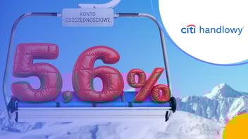 Konto Oszczędnościowe na 5,6% do 100 000 zł w Citi Handlowym